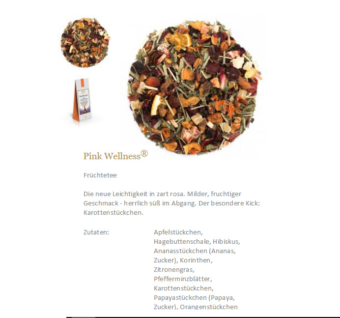 Wellness Tee - Eickeler Teeladen